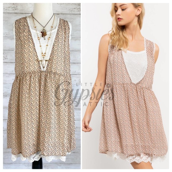 POL Farmhouse Babydoll Tunic Dress - Picture 10 of 12